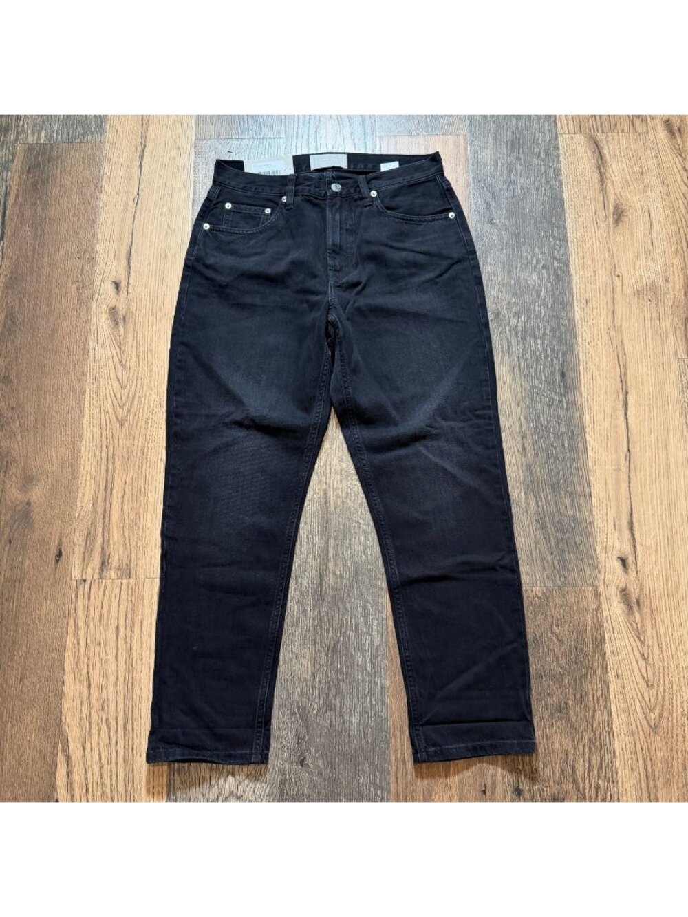 Everlane The Super Soft Straight Leg Jean Women's Size 28 Regular in Black NWOT!